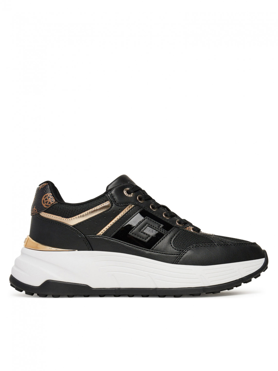 Guess Sneakersy FLTFON FAB12 Černá